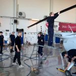 Spa-dag i hangaren